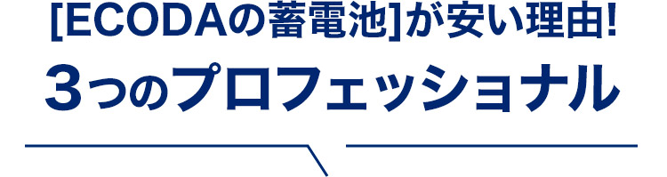 蓄電池が安い理由は3つのプロフェッショナル！